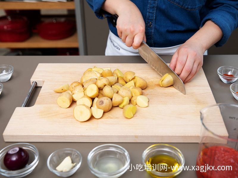 西班牙烤土豆佐布拉瓦萨尔萨酱【制作方式】